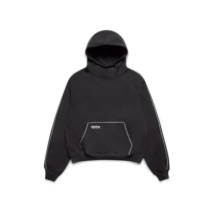 Mertra Pulse Hoodie (Smoke) - Black